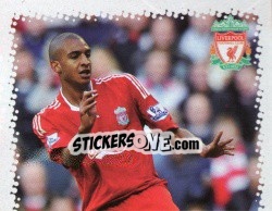 Cromo David Ngog (1 of 2) - Liverpool FC 2009-2010 - Panini