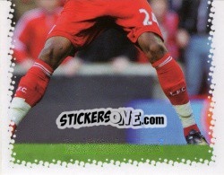 Cromo David Ngog (2 of 2) - Liverpool FC 2009-2010 - Panini