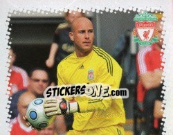 Sticker Pepe Reina (1 of 2) - Liverpool FC 2009-2010 n. 133 - Panini