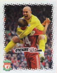 Sticker Pepe Reina - Liverpool FC 2009-2010 n. 136 - Panini