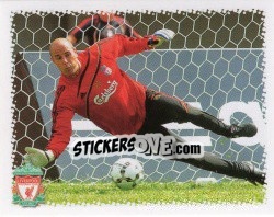 Figurina Pepe Reina in training - Liverpool FC 2009-2010 - Panini