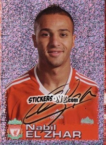 Sticker Nabil El Zhar - Liverpool FC 2009-2010 - Panini