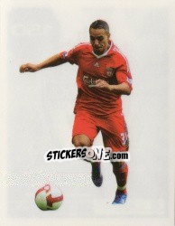 Sticker Nabil El Zhar in action - Liverpool FC 2009-2010 n. 150 - Panini