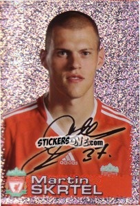 Sticker Martin Skrtel - Liverpool FC 2009-2010 - Panini
