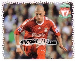 Sticker Martin Skrtel (1 of 2) - Liverpool FC 2009-2010 - Panini