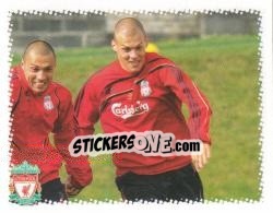 Sticker Martin Skrtel in training - Liverpool FC 2009-2010 n. 156 - Panini