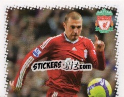 Sticker Andrea Dossena (1 of 2) - Liverpool FC 2009-2010 - Panini