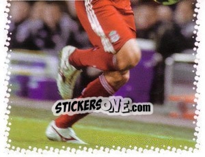 Cromo Andrea Dossena (2 of 2) - Liverpool FC 2009-2010 - Panini