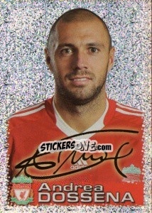 Cromo Andrea Dossena - Liverpool FC 2009-2010 n. 159 - Panini