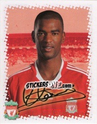 Sticker Damien Plessis - Liverpool FC 2009-2010 - Panini