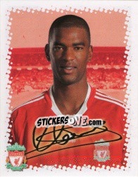 Cromo Damien Plessis - Liverpool FC 2009-2010 - Panini