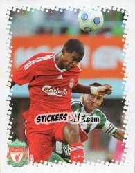 Figurina Damien Plessis - Liverpool FC 2009-2010 - Panini