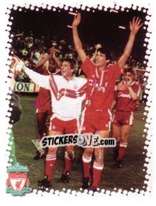 Sticker 18 Division One / Premier League Titles - Liverpool FC 2009-2010 n. 187 - Panini