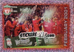 Sticker League Cup (February 2001) - Liverpool FC 2009-2010 n. 191 - Panini