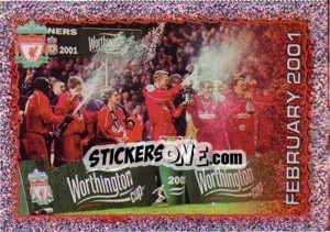 Cromo League Cup (February 2001) - Liverpool FC 2009-2010 - Panini