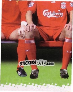 Sticker Jamie Carragher's Dream Team (6 of 8) - Liverpool FC 2009-2010 n. 198 - Panini