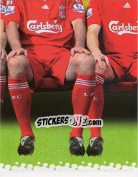 Sticker Jamie Carragher's Dream Team (7 of 8) - Liverpool FC 2009-2010 n. 199 - Panini