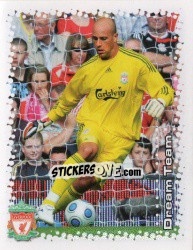 Sticker Pepe Reina - Liverpool FC 2009-2010 n. 202 - Panini