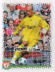 Figurina Pepe Reina - Liverpool FC 2009-2010 - Panini