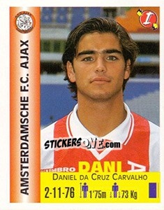 Sticker Daniel da Cruz Carvalho - Euro Super Clubs 1999 n. 10 - Panini