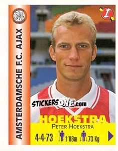 Cromo Peter Hoekstra - Euro Super Clubs 1999 - Panini