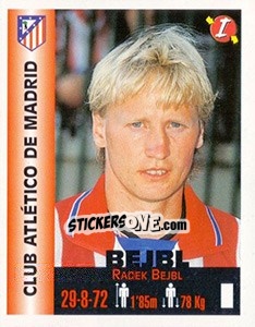 Sticker Radek Bejbl - Euro Super Clubs 1999 n. 39 - Panini