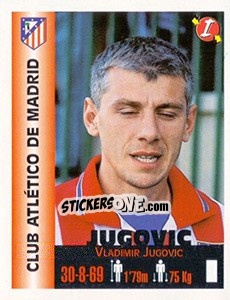 Sticker Vladimir Jugovic - Euro Super Clubs 1999 n. 40 - Panini