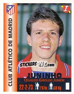 Cromo Osvaldo Giroldo Junior - Euro Super Clubs 1999 - Panini