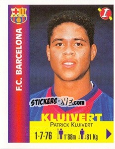 Cromo Patrick Kluivert