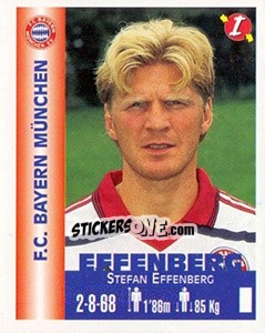 Sticker Stefan Effenberg - Euro Super Clubs 1999 n. 72 - Panini