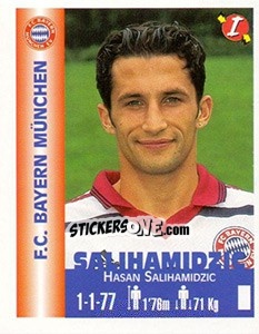 Sticker Hasan Salihamidzic - Euro Super Clubs 1999 n. 76 - Panini