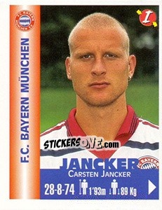 Sticker Carsten Jancker - Euro Super Clubs 1999 n. 77 - Panini
