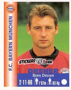 Figurina Bern Dreher - Euro Super Clubs 1999 - Panini
