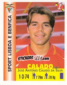 Cromo José António Calado da Silva - Euro Super Clubs 1999 n. 90 - Panini