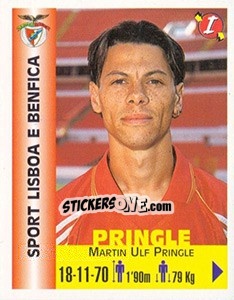 Cromo Martin Ulf Pringle - Euro Super Clubs 1999 - Panini