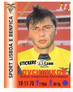 Sticker Sergei Ovchinnikov - Euro Super Clubs 1999 - Panini