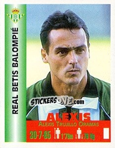 Sticker Alexis Trujillo Oramas - Euro Super Clubs 1999 - Panini