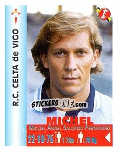 Sticker Michel Salgado - Euro Super Clubs 1999 n. 114 - Panini