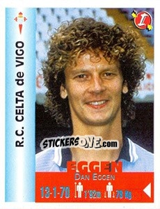 Sticker Dan Eggen - Euro Super Clubs 1999 n. 116 - Panini