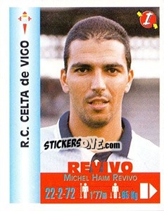 Sticker Michel Haim Revivo - Euro Super Clubs 1999 - Panini
