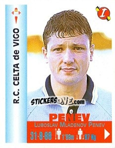 Cromo Luboslav Mladenov Penev - Euro Super Clubs 1999 - Panini
