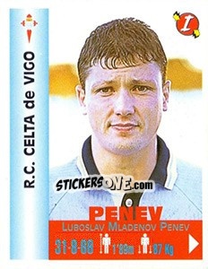 Sticker Luboslav Mladenov Penev - Euro Super Clubs 1999 n. 127 - Panini