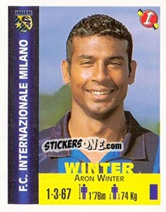 Sticker Aron Winter - Euro Super Clubs 1999 n. 136 - Panini