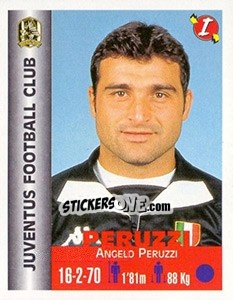 Figurina Angelo Peruzzi - Euro Super Clubs 1999 - Panini