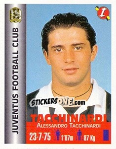 Sticker Alessandro Tacchinardi - Euro Super Clubs 1999 - Panini