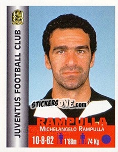 Sticker Michelangelo Rampulla - Euro Super Clubs 1999 n. 160 - Panini