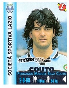 Sticker Fernando Manuel Silva Couto - Euro Super Clubs 1999 n. 178 - Panini