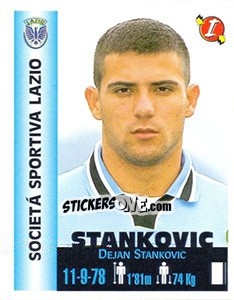 Figurina Dejan Stankovic - Euro Super Clubs 1999 - Panini