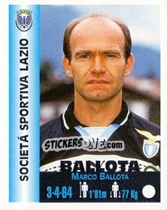 Cromo Marco Ballota - Euro Super Clubs 1999 n. 192 - Panini