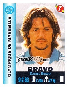 Sticker Daniel Bravo - Euro Super Clubs 1999 - Panini